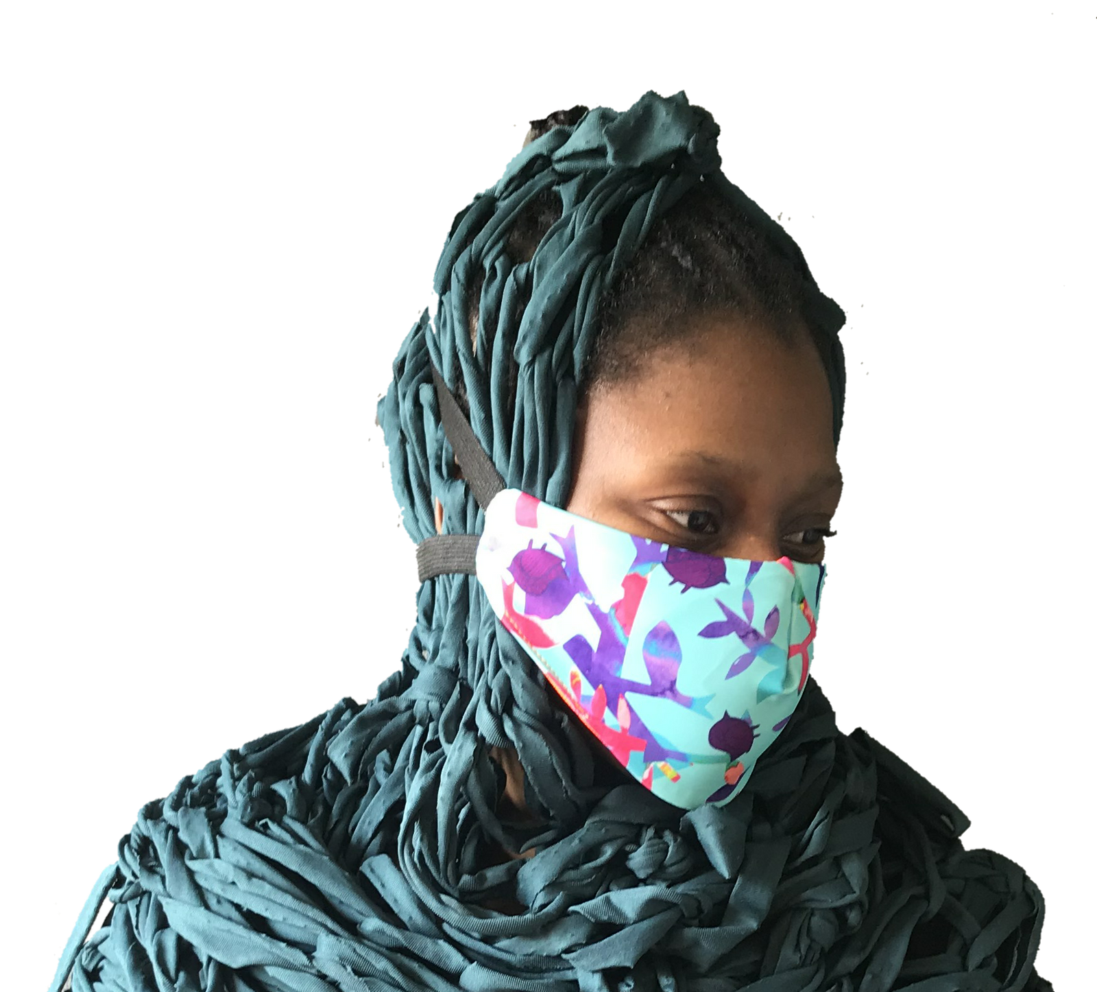 Reusable, 3-Layer, Padded Print Facemask (Pack of 3)