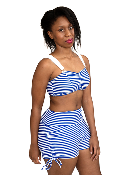 Bandeaux & Shorts Set - Nautical Set