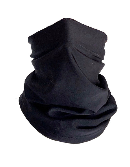 Black Face-buff with Pocket - Pack of 2