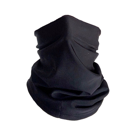 Black Face-buff with Pocket - Pack of 2