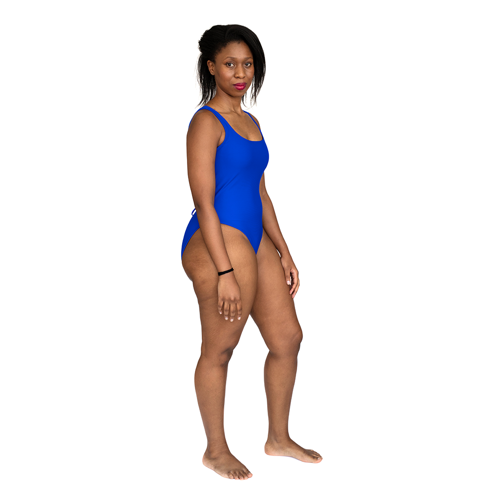 Square Neck One-piece | Midnight