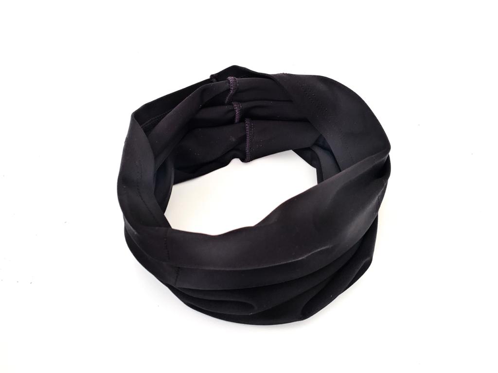 Black Face-buff with Pocket - Pack of 2