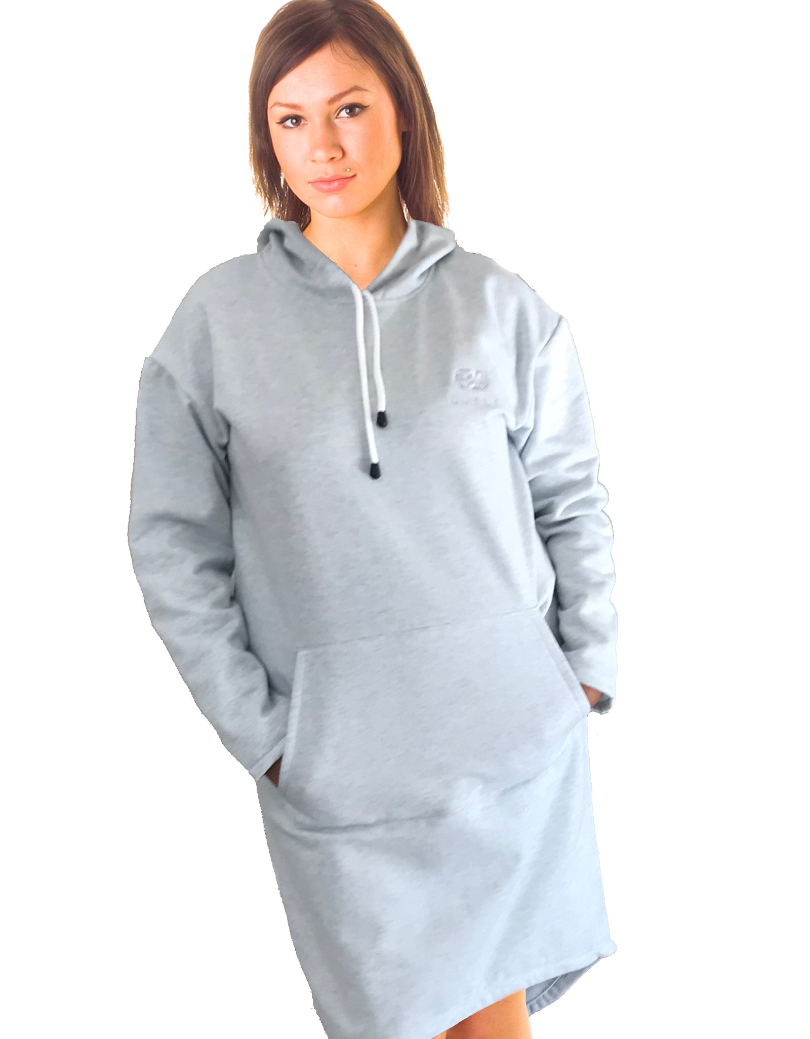 LLYLA Sweatshirt/Hoodie Front Pocket Dress
