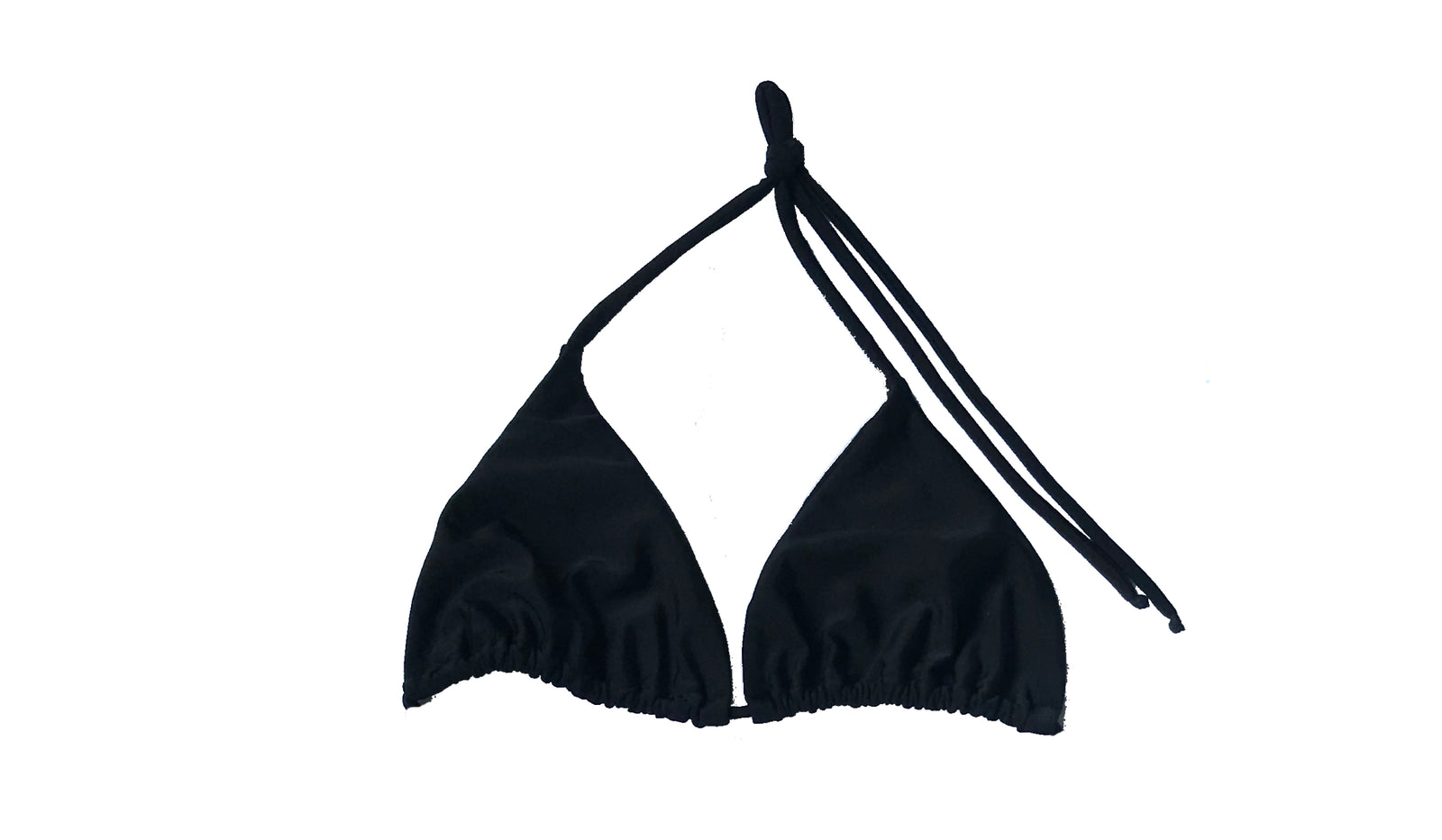 LLYLA Black Halterneck triangle Bikini bra – LLYLΛ
