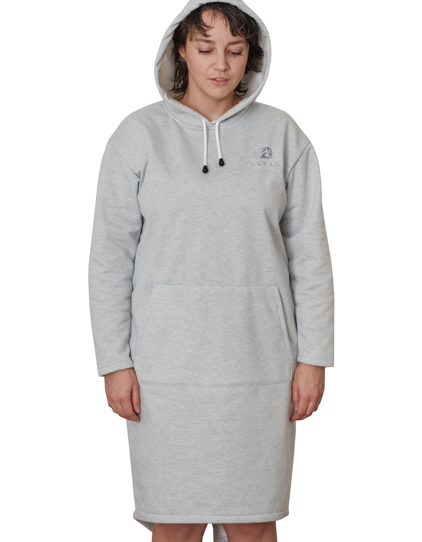LLYLA Sweatshirt/Hoodie Front Pocket Dress