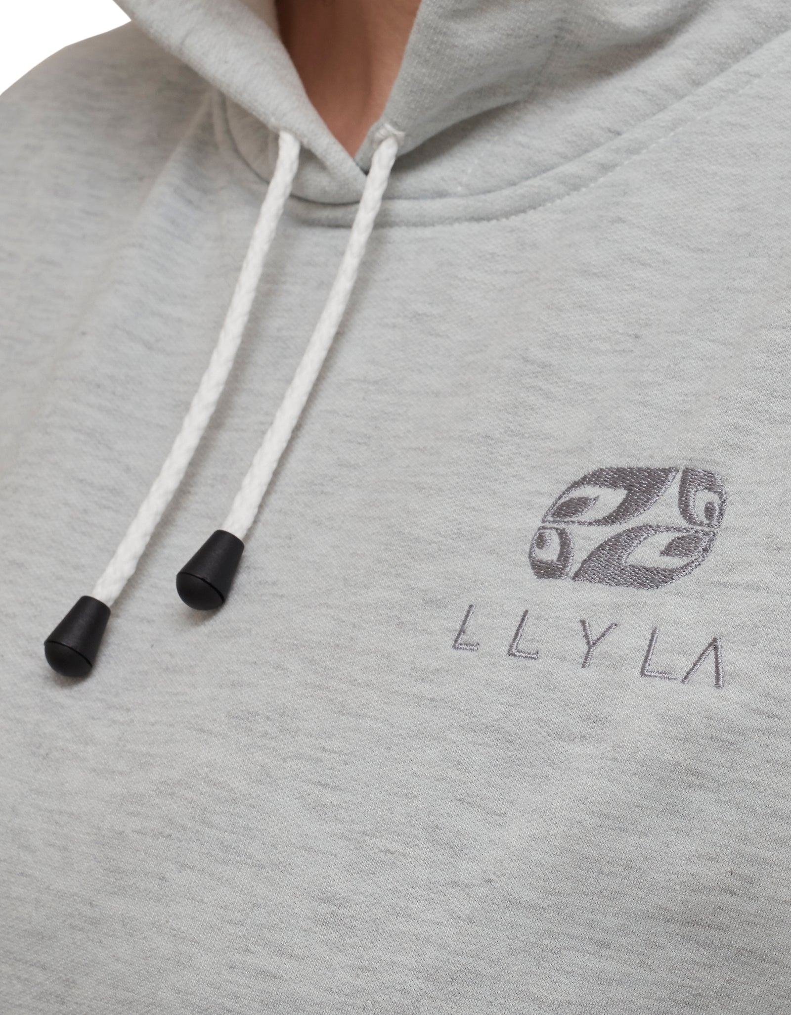 LLYLA Hooded Sweatshirt Dress with Side Pockets